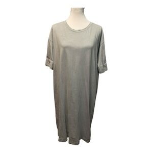 Zara Cotton T-shirt Dress Size L